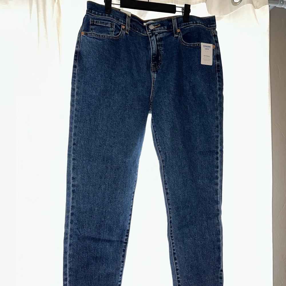 Denizen by Levi’s boyfriend super stretch vintage inspired ankle jeans